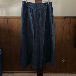 Vintage Chadwick’s denim a-line maxi skirt